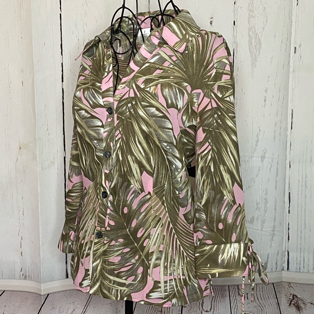 Tropical Button Down Top - image 2